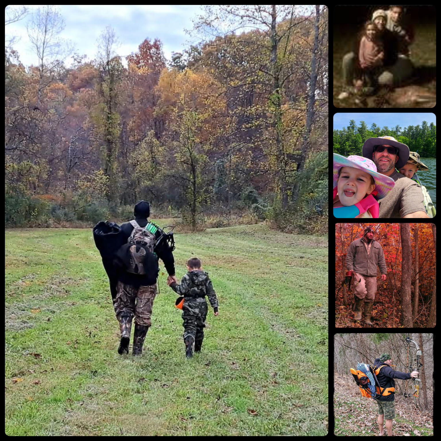 Mountain Grown family and outdoor moments collage