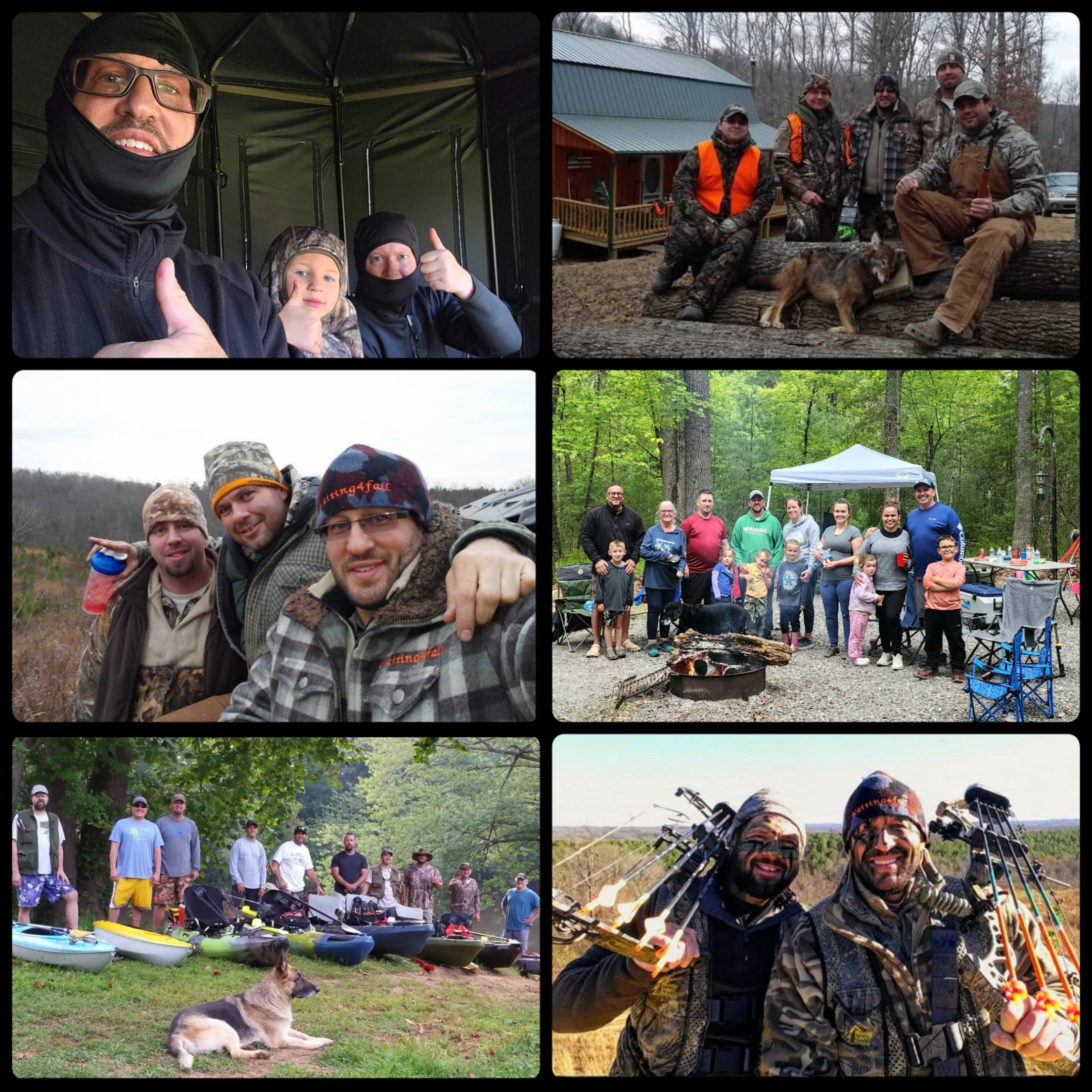 Friends making memories outdoors